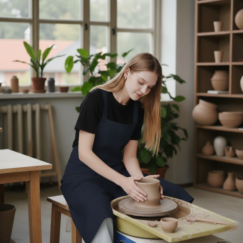 Tablier japonais coton