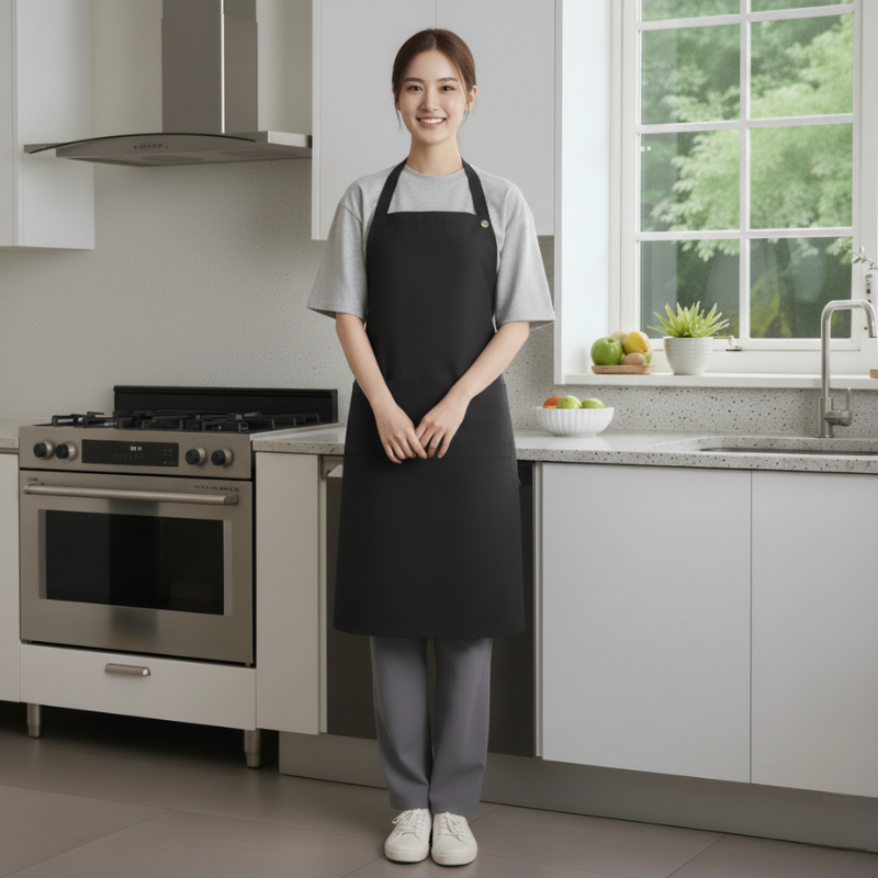 Tablier japonais noir