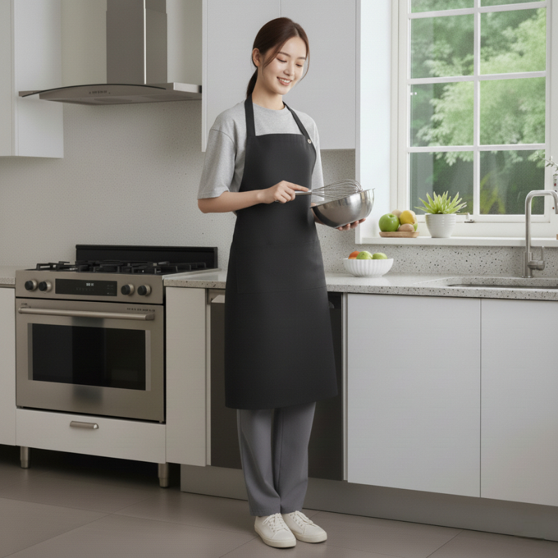 Tablier japonais noir