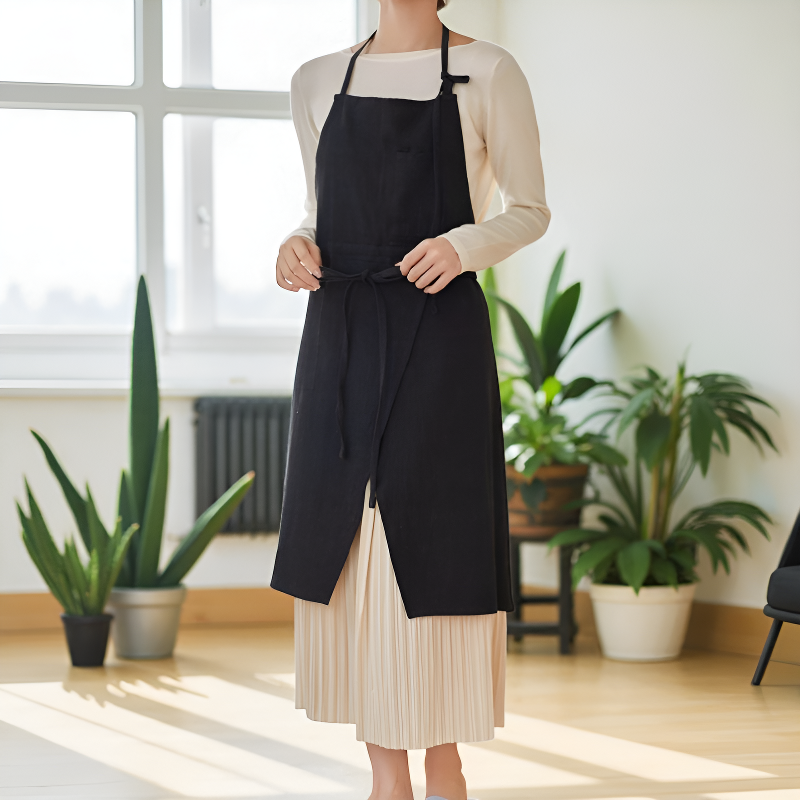 Tablier lin japonais