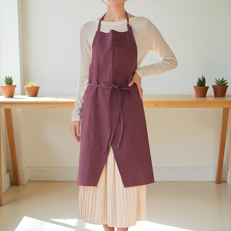 Tablier lin japonais