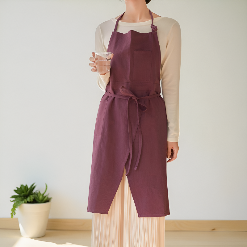 Tablier lin japonais