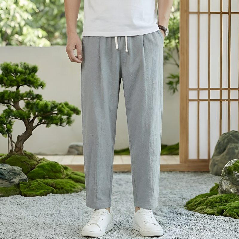 Pantalon japonais coton