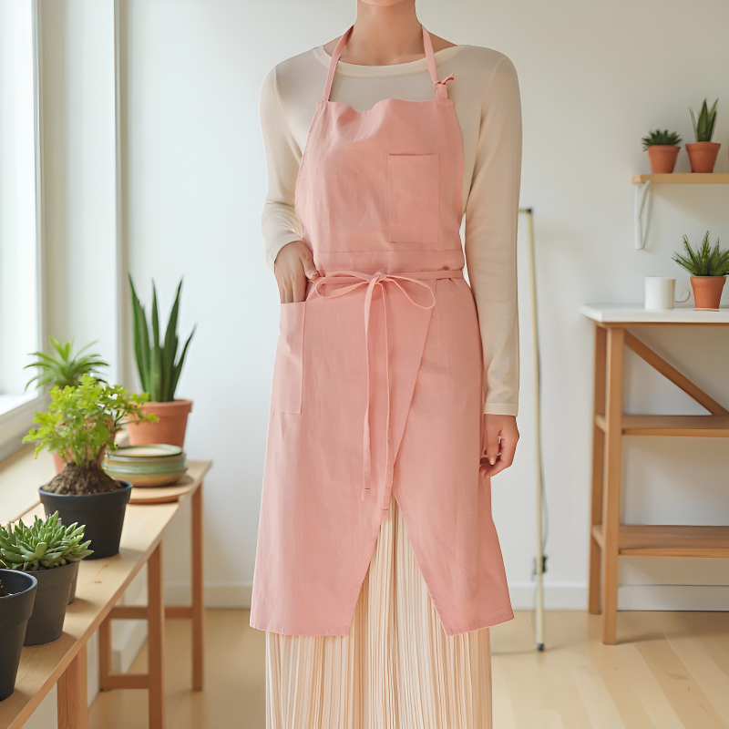 Tablier lin japonais