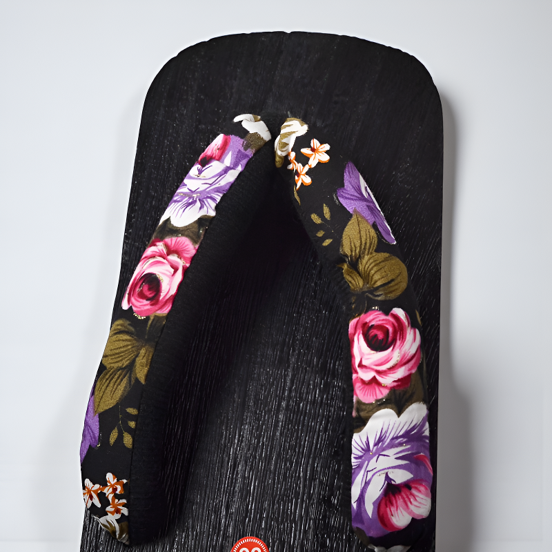 Geta japonaise femme noir