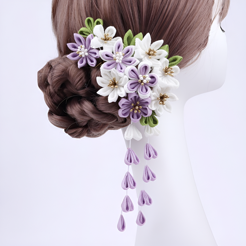 Fleur kanzashi