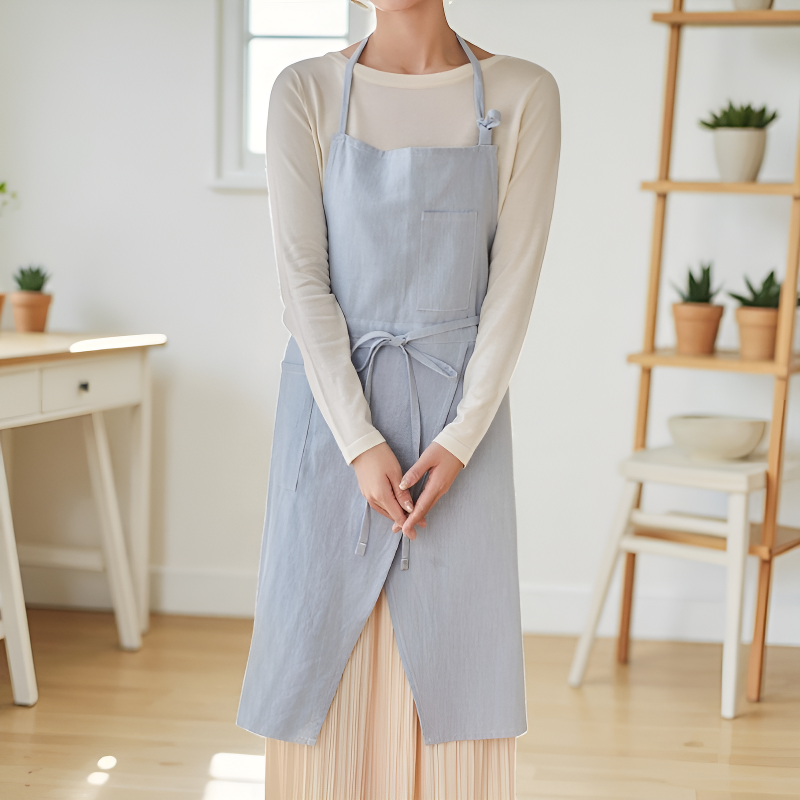 Tablier lin japonais