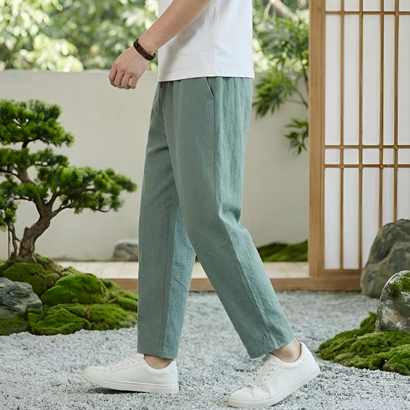 Pantalon japonais coton