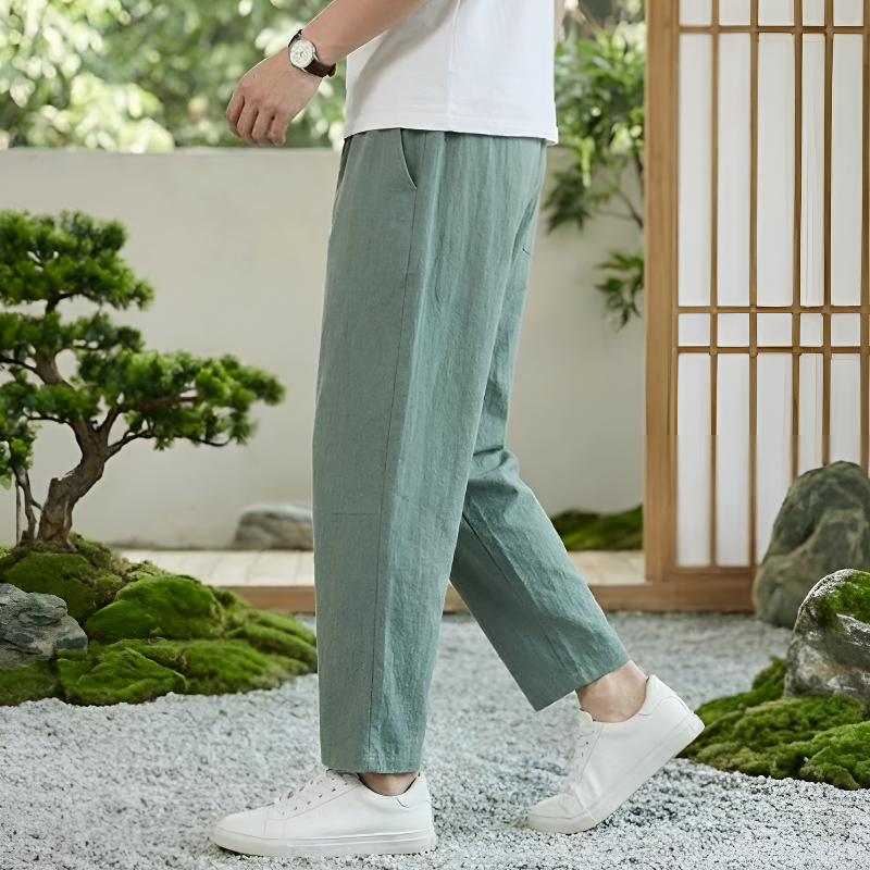 Pantalon japonais coton