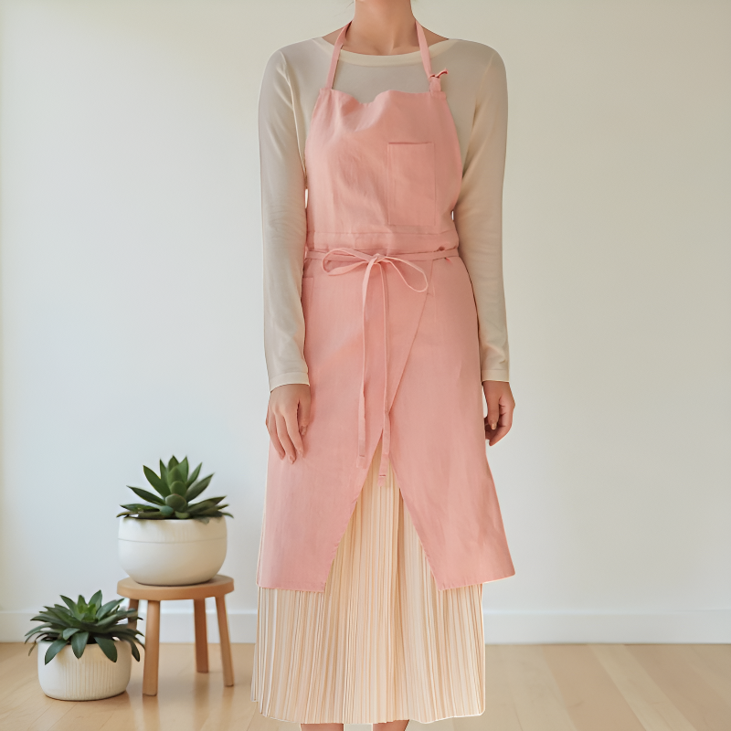 Tablier lin japonais