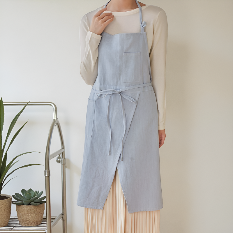 Tablier lin japonais