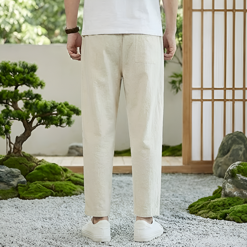 Pantalon japonais coton