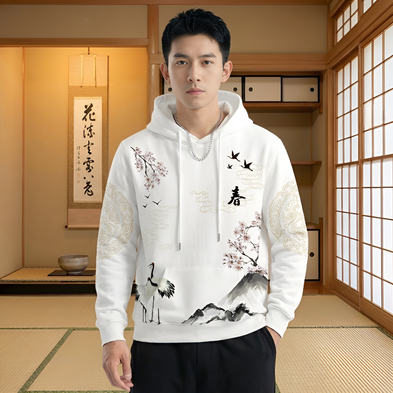 Japonais sweat homme streetwear