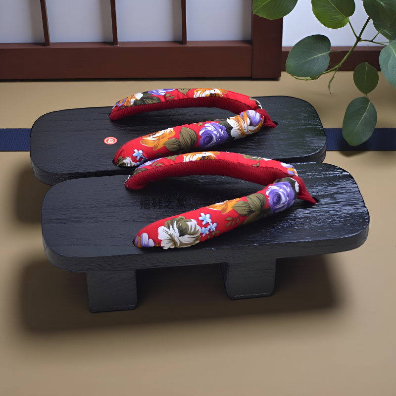 Geta japonaise femme noir