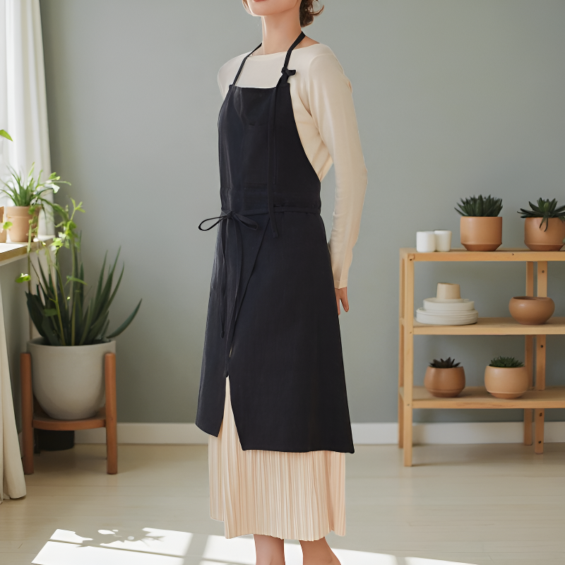 Tablier lin japonais