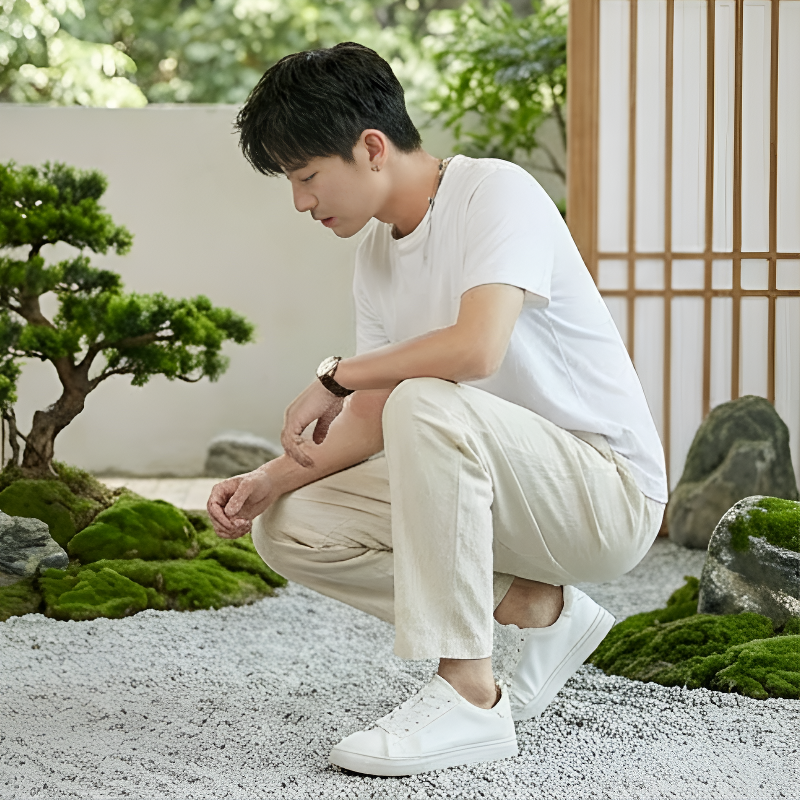 Pantalon japonais coton