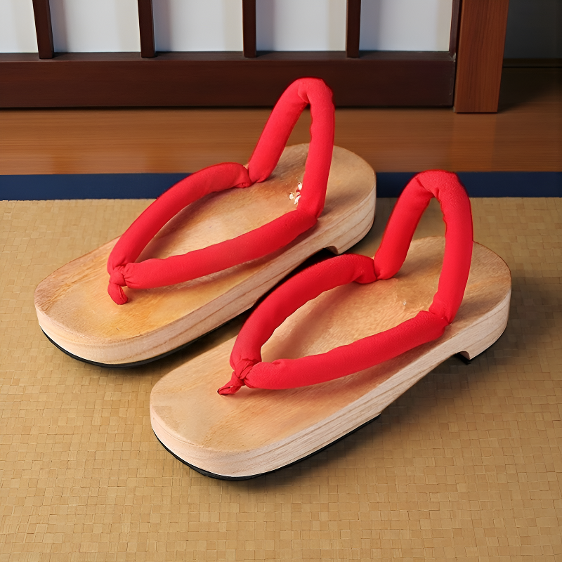 Geta chaussure japonaise bois sabot