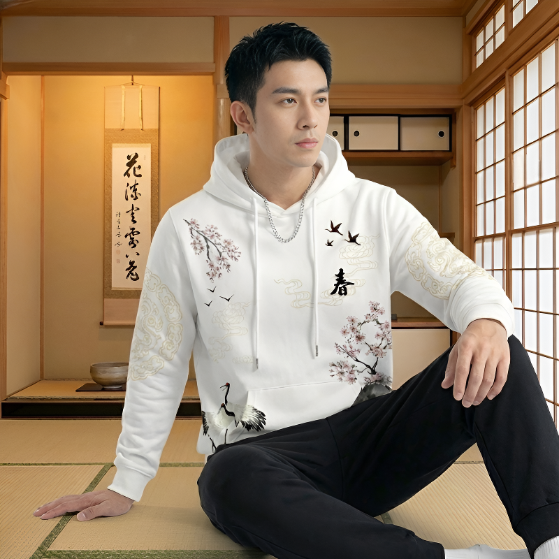 Japonais sweat homme streetwear