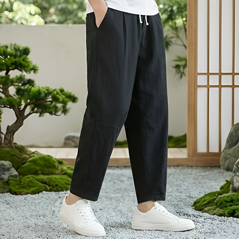 Pantalon japonais coton