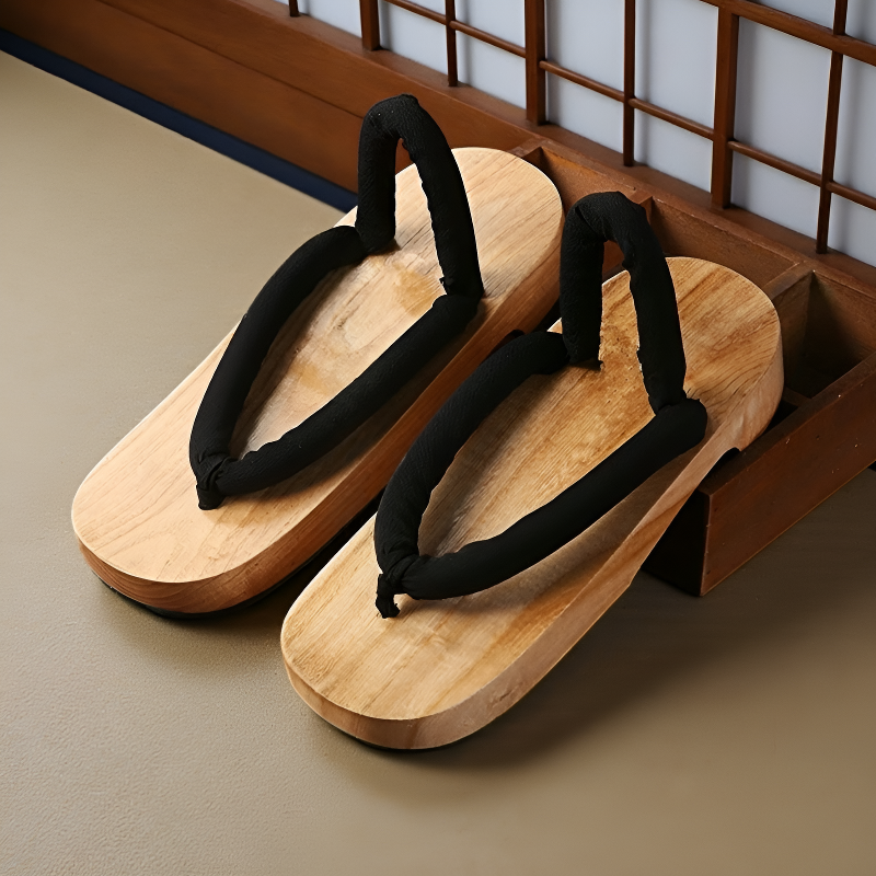 Geta chaussure japonaise bois sabot