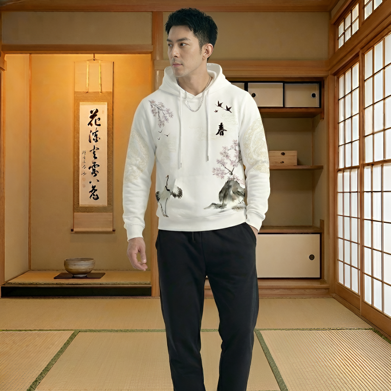 Japonais sweat homme streetwear