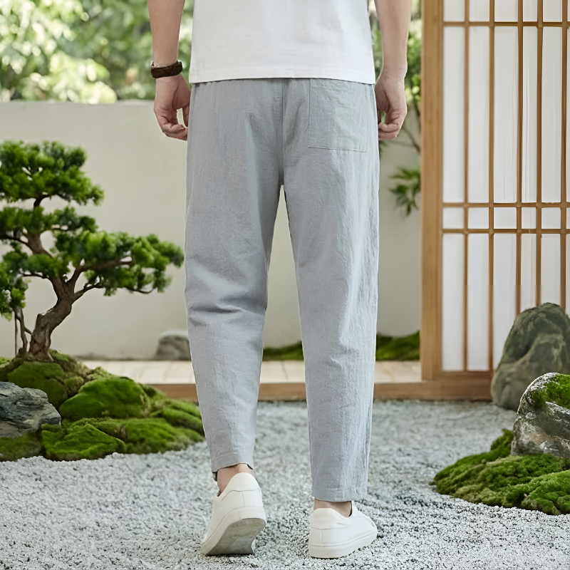 Pantalon japonais coton