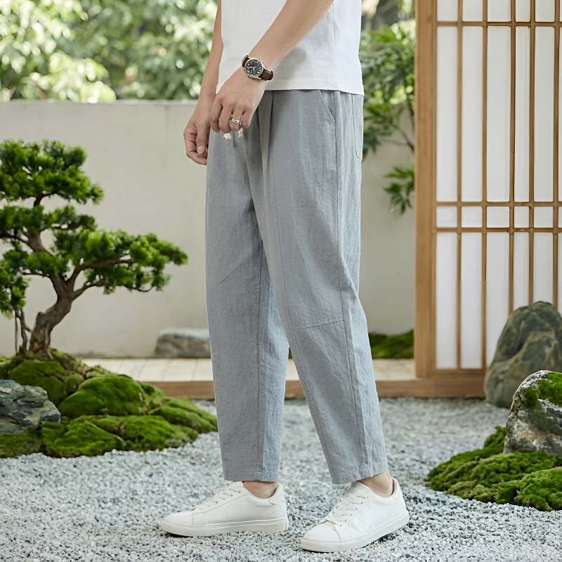Pantalon japonais coton