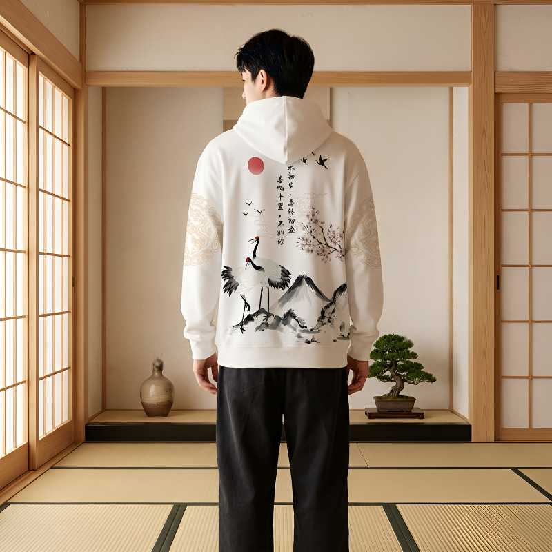 Japonais sweat homme streetwear