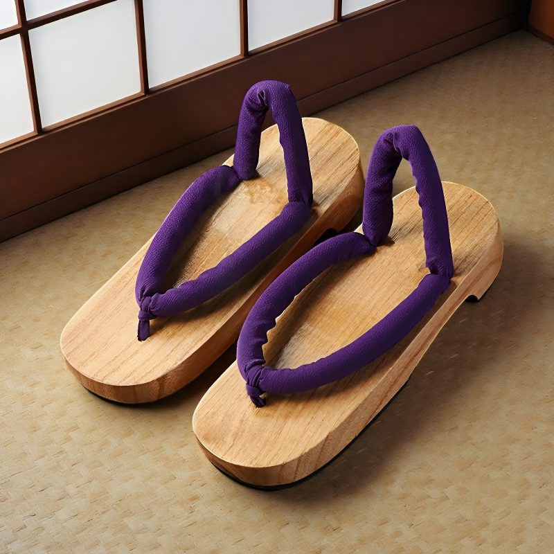 Geta chaussure japonaise bois sabot