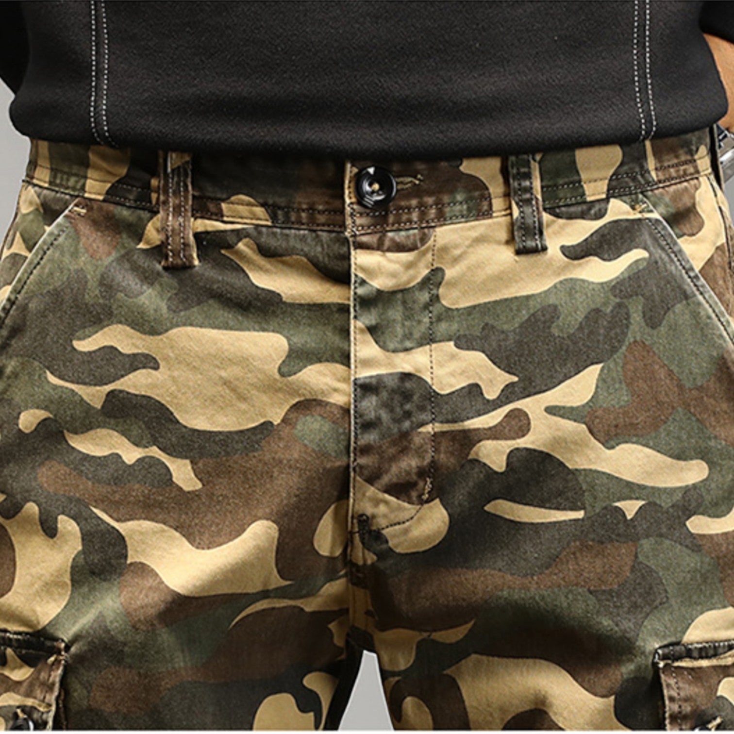 Pantalon Cargo Slim Militaire