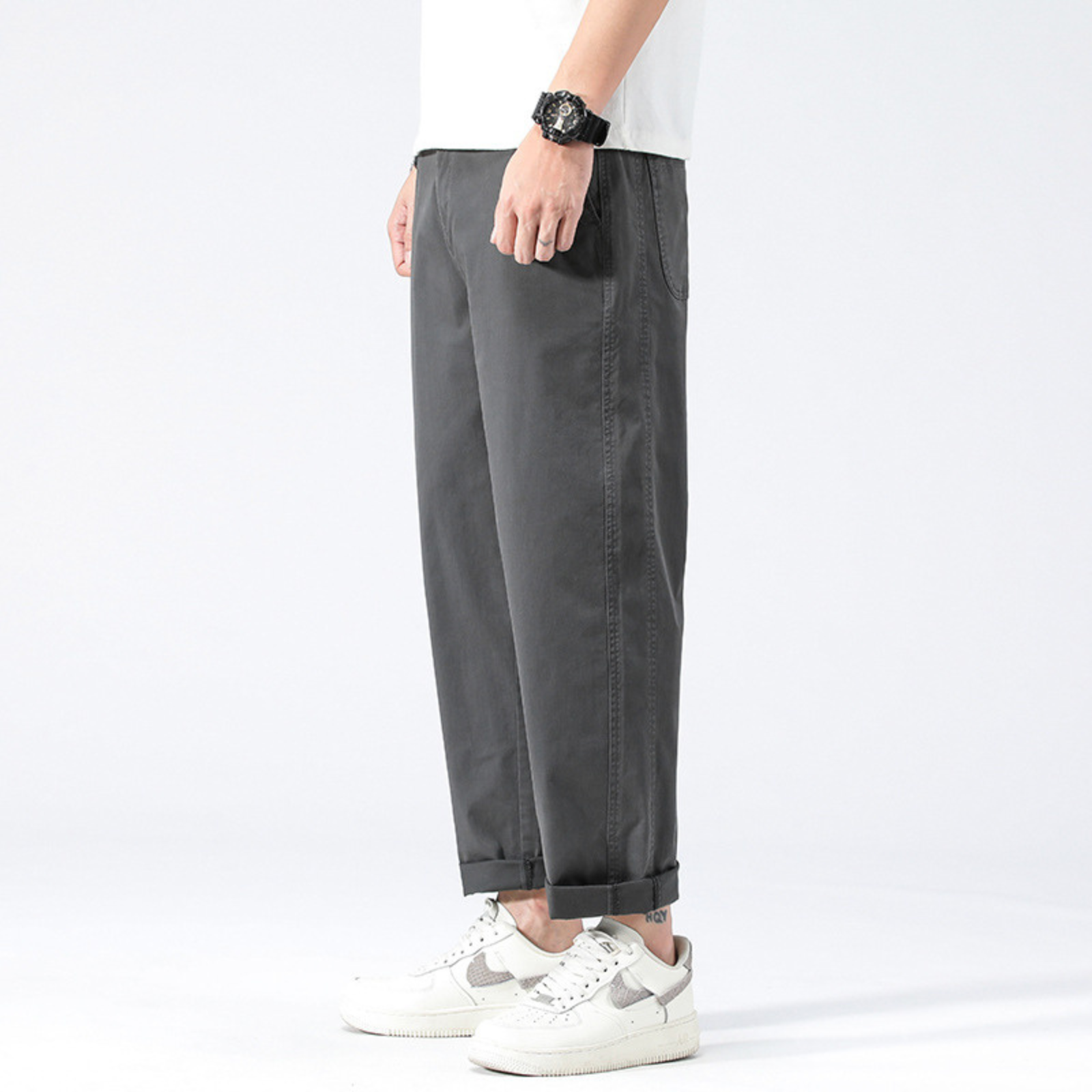 Pantalon Coupe Droite Large