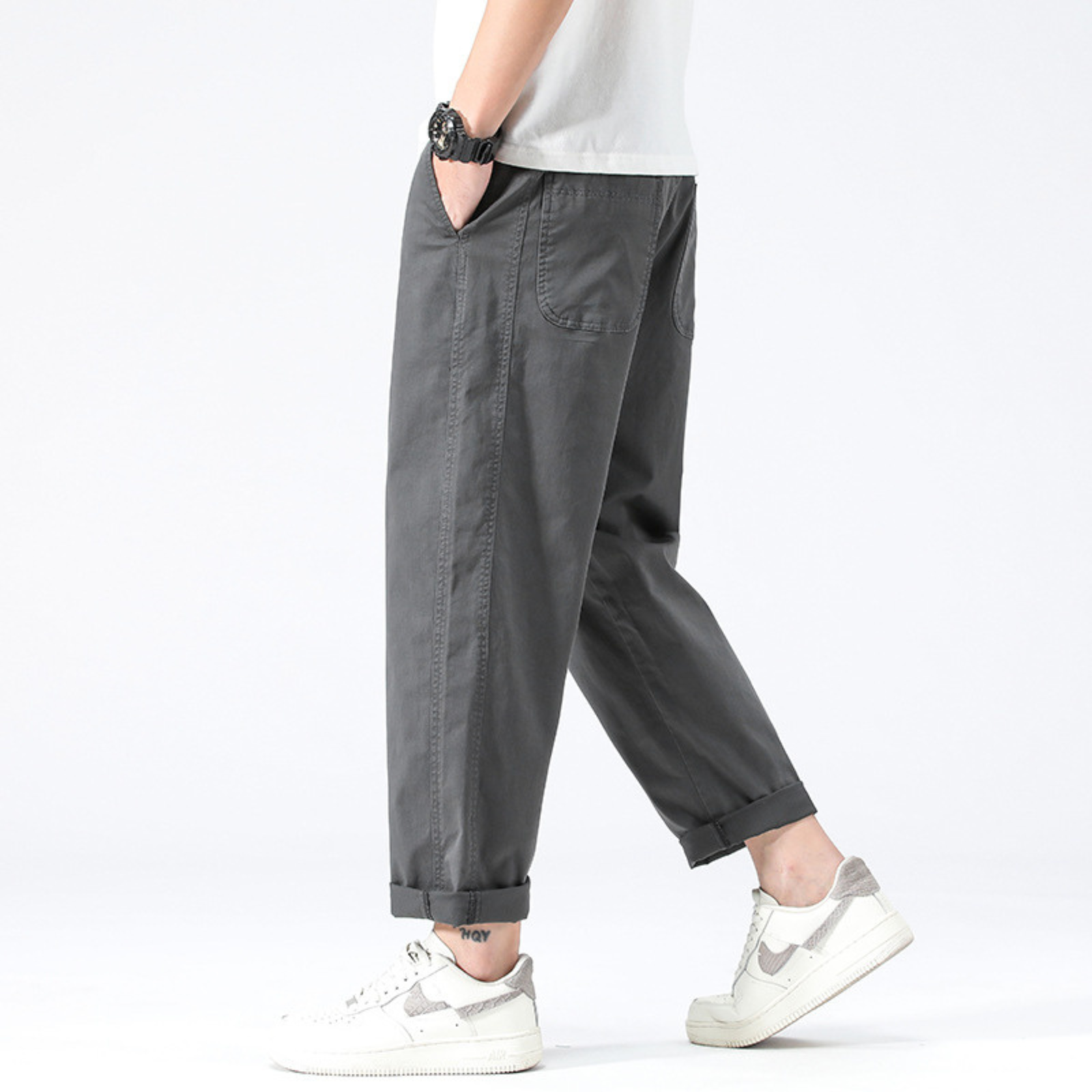 Pantalon Coupe Droite Large