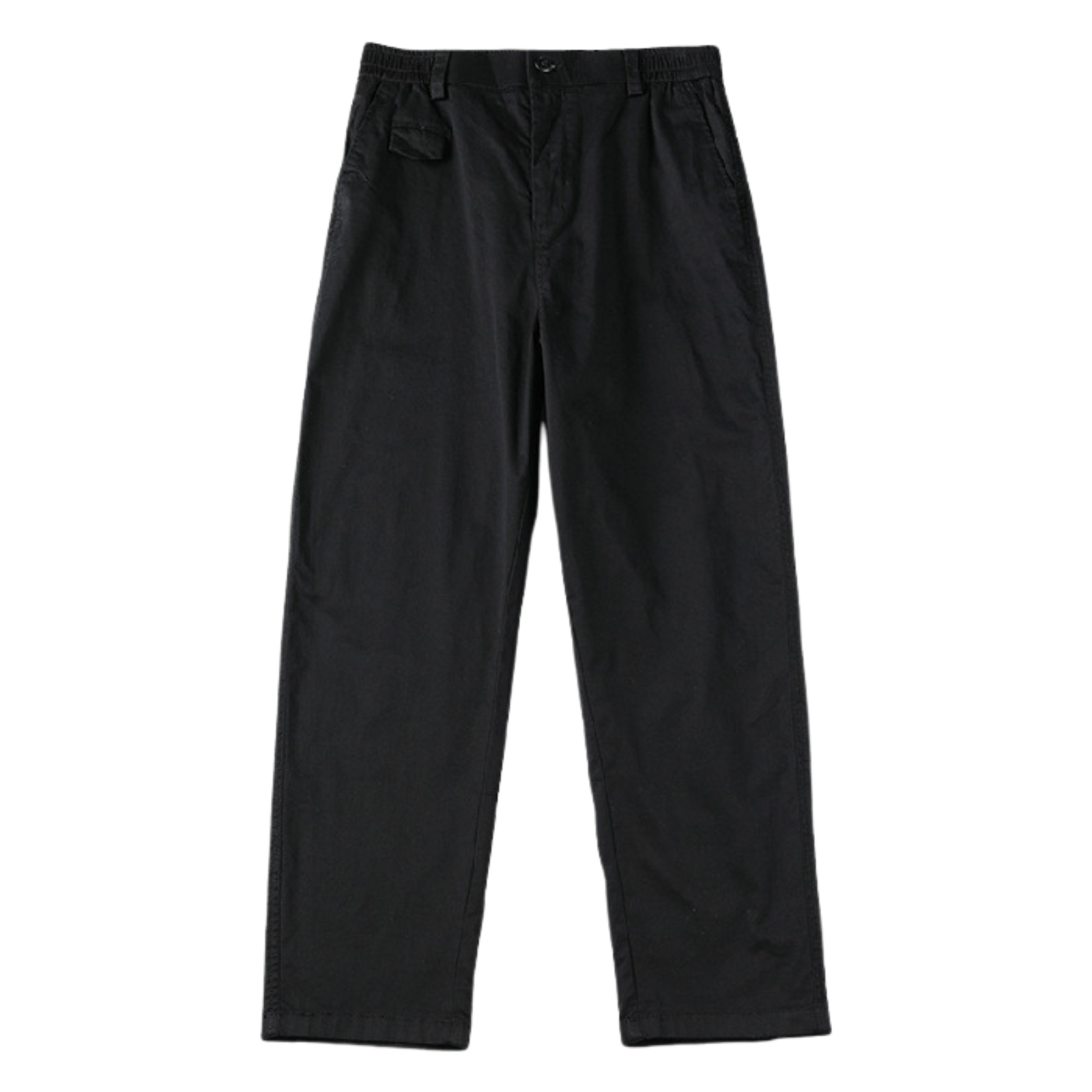 Pantalon Coupe Droite Large - Noir / M