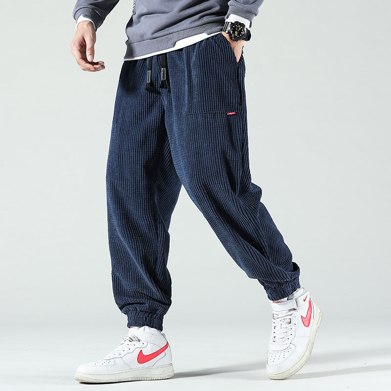 Pantalon Jogging Doublé Polaire - Bleu / M