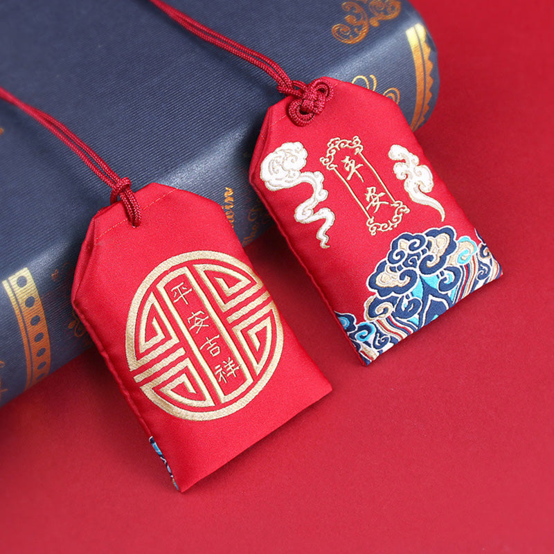 Porte bonheur japonais omamori - Rouge