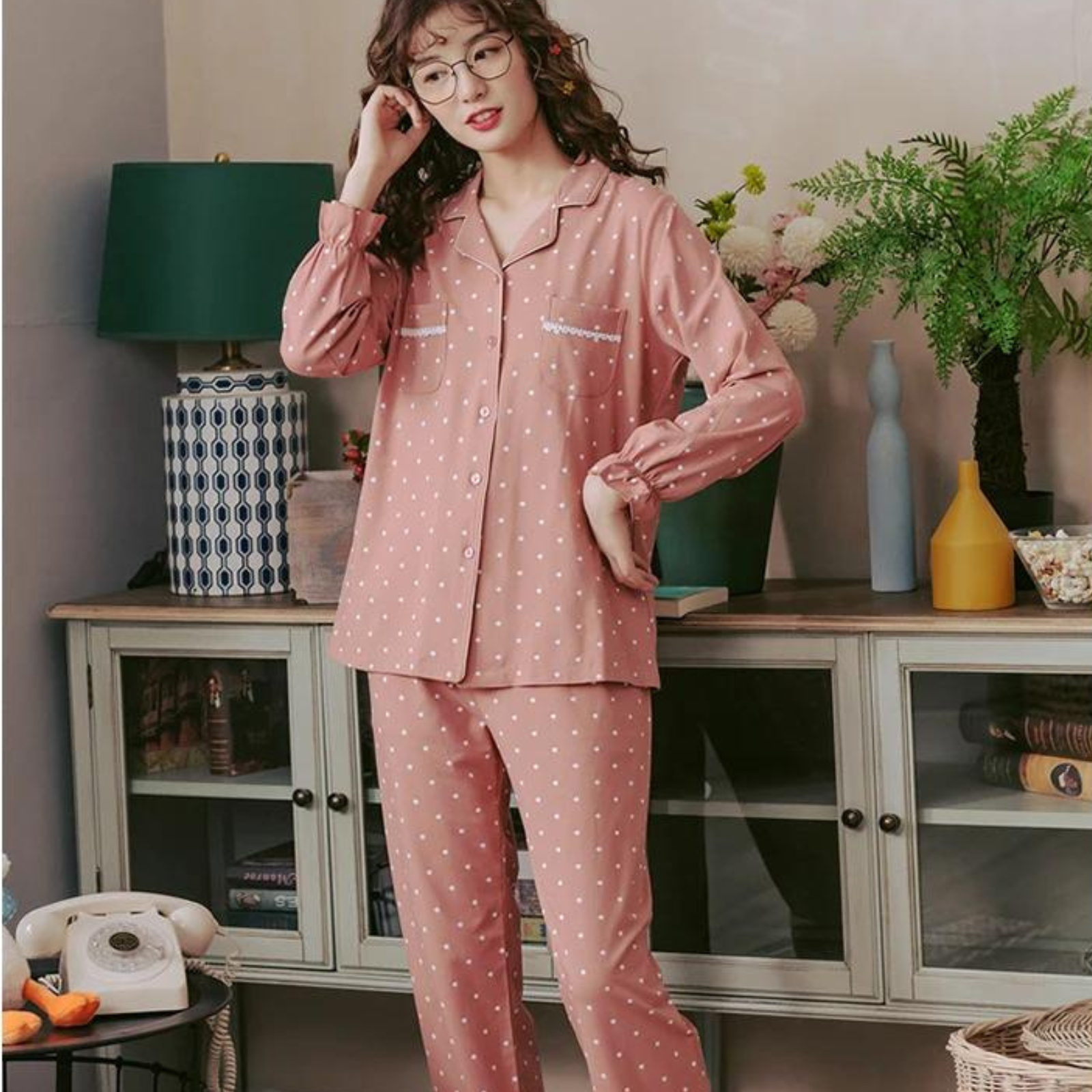 Pyjama Japonais Femme Coton