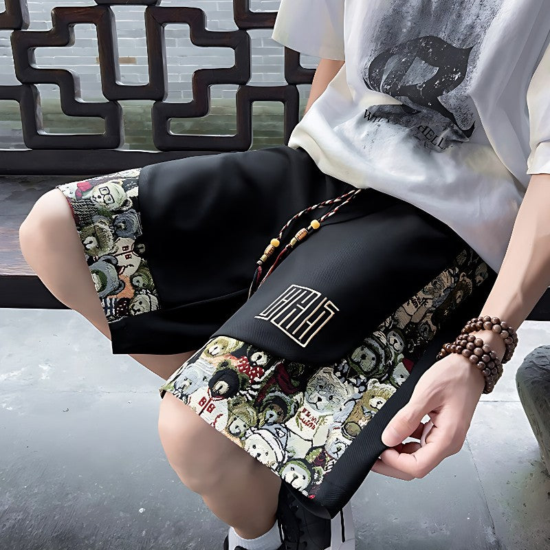 Short imprimé homme streetwear