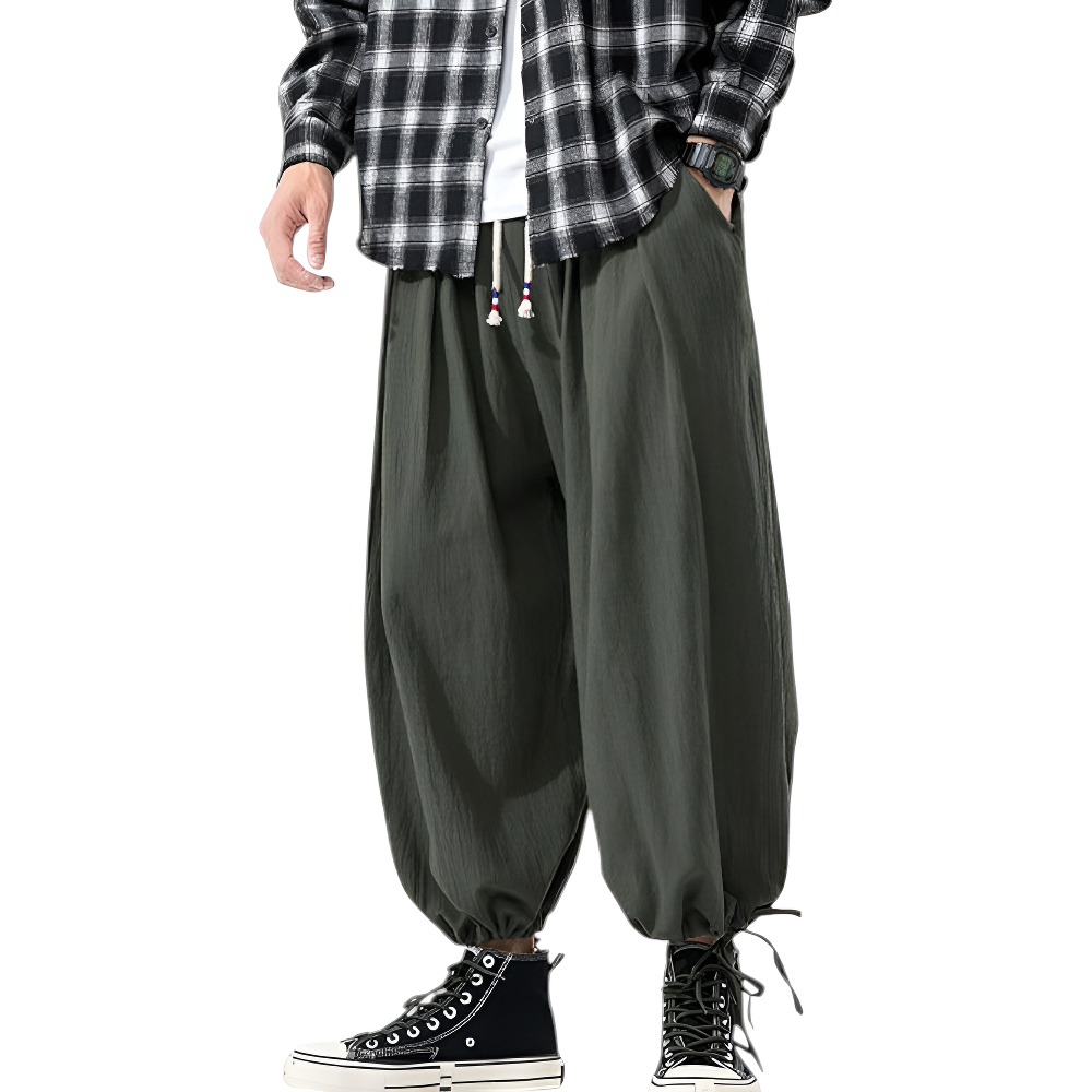 Pantalon bouffant japonais