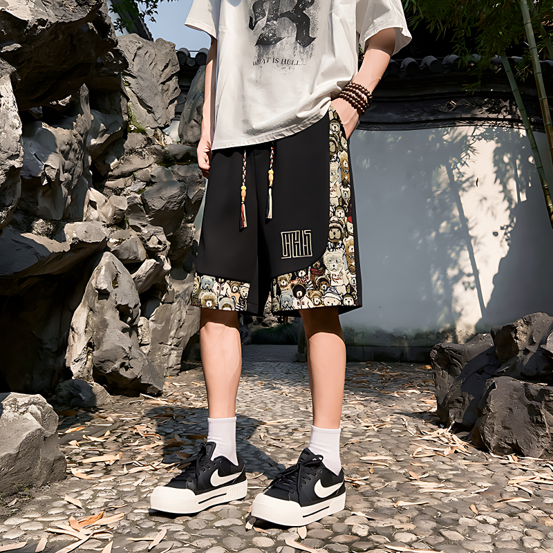 Short imprimé homme streetwear