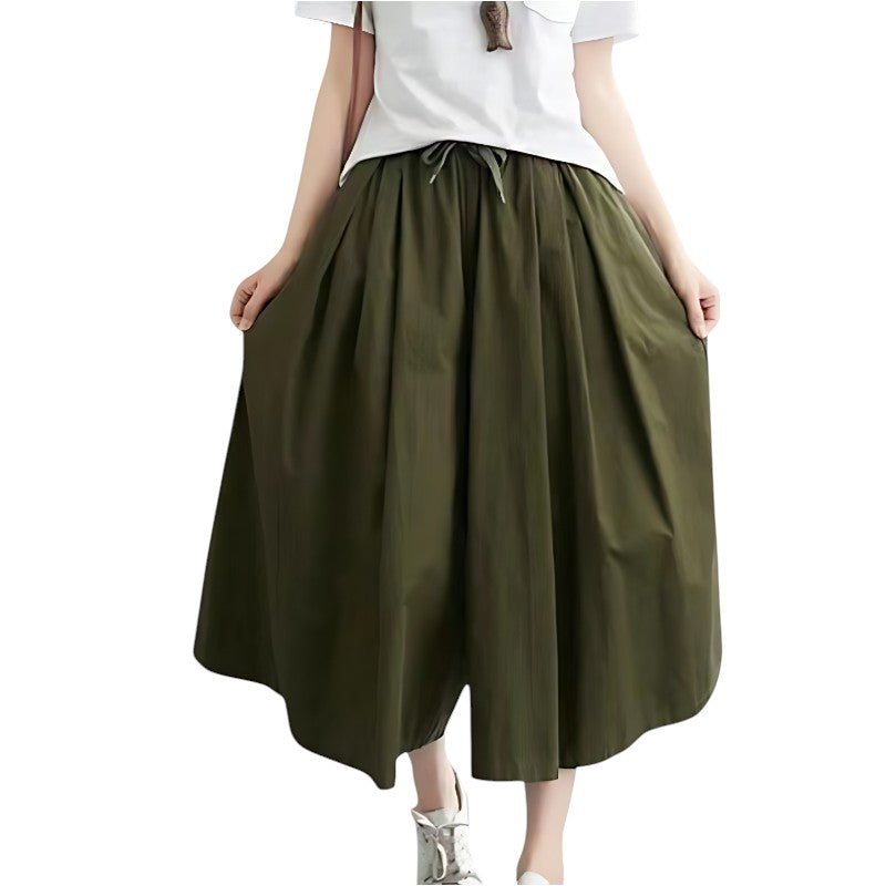 Pantalon large japonais femme