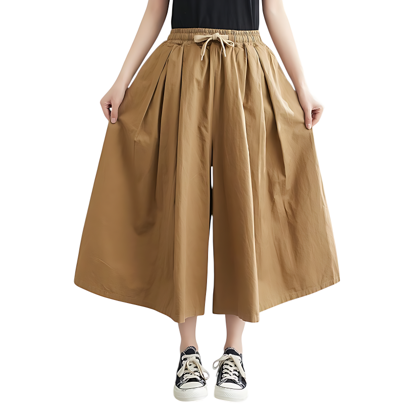 Pantalon large japonais femme