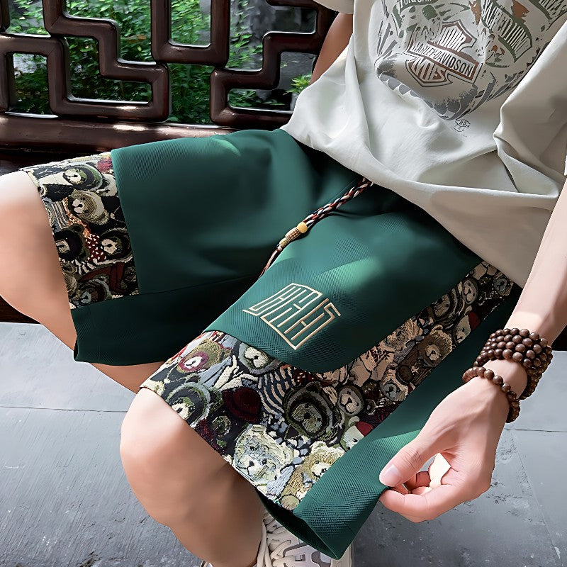 Short imprimé homme streetwear