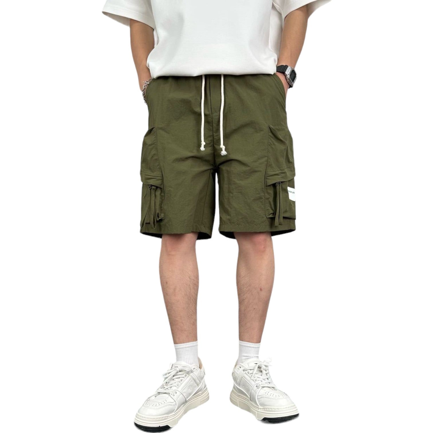 short homme streetwear - Vert / S