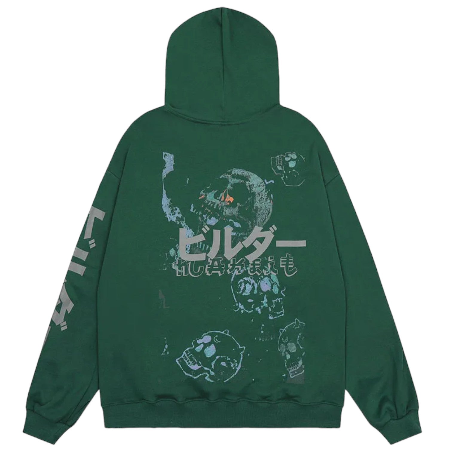 Sweat Écriture Japonaise - Vert / M