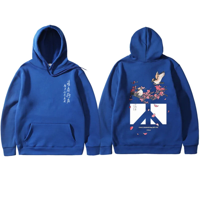 Sweat Japonais Femme - Bleu / S