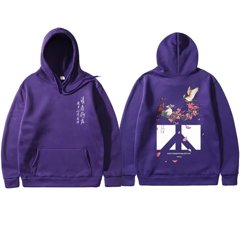 Sweat Japonais Femme - Violet / S