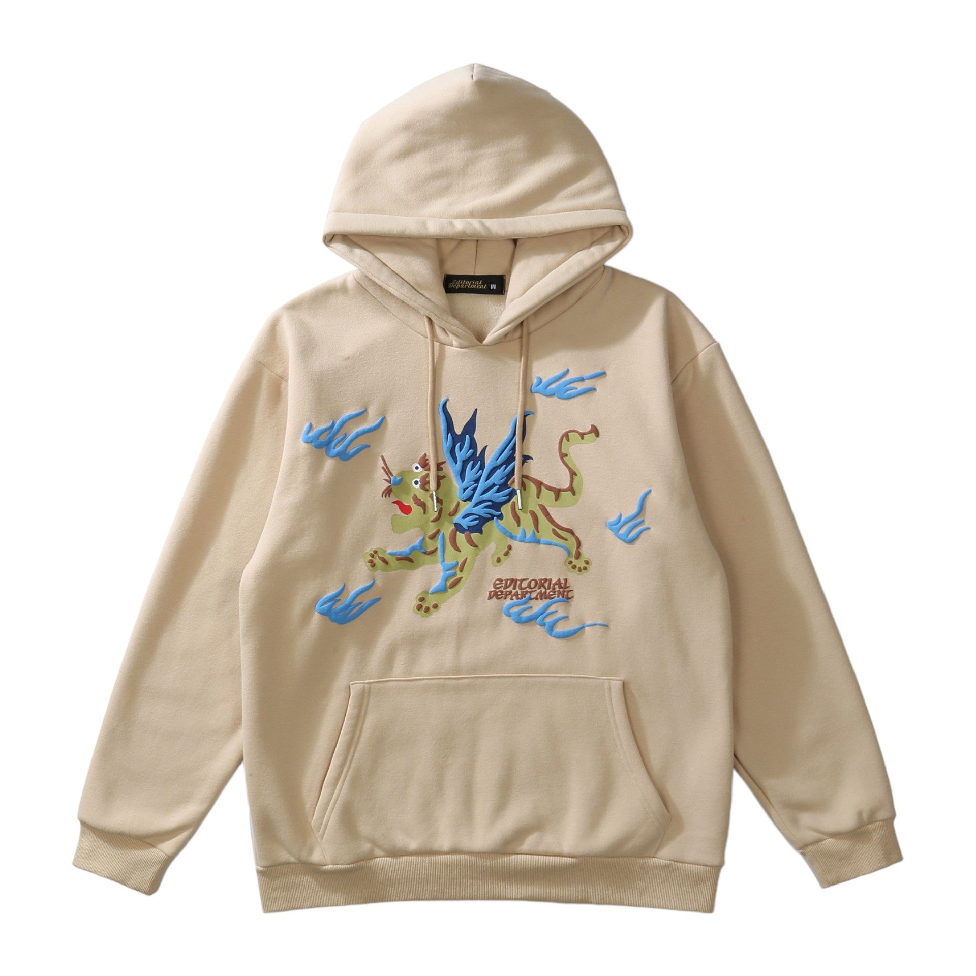 Sweat Streetwear Japonais - Beige / M