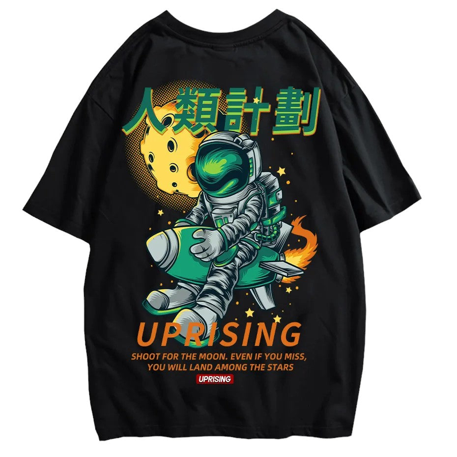 T-Shirt Astronaute - Noir / M