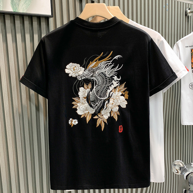 T-Shirt Dragon Japonais - Noir / S