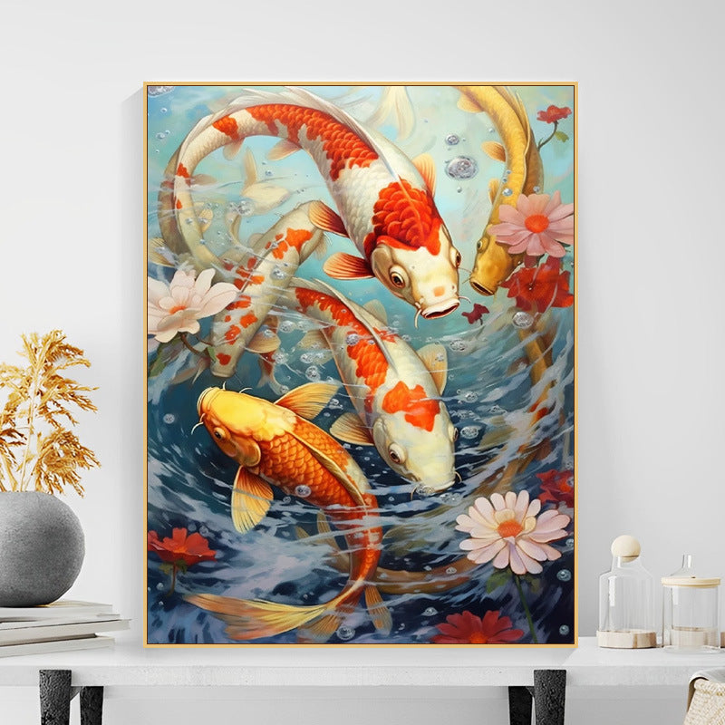 Tableau Carpe Koi ’Testuki’ - 1 / 30X40